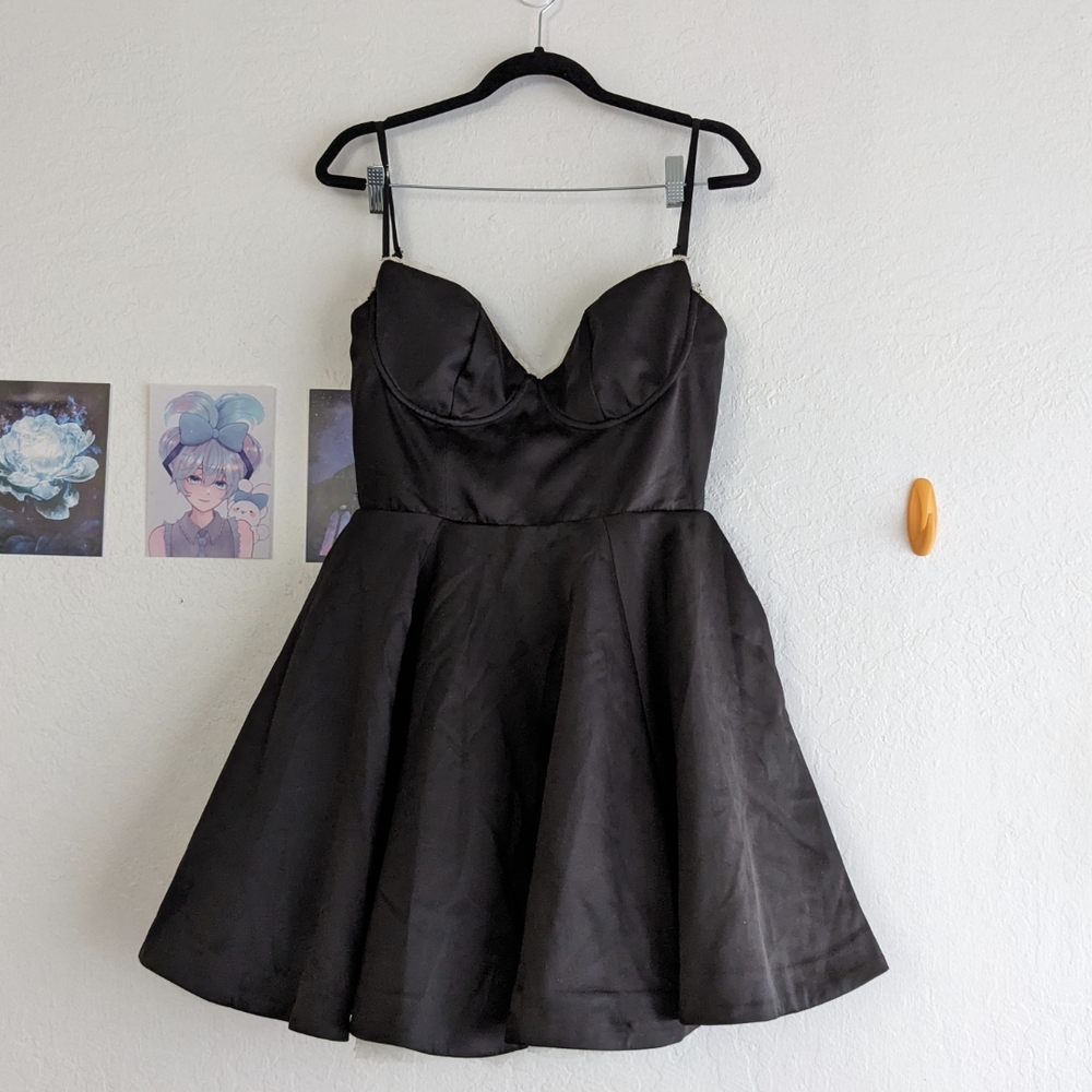 L+ Tall Black Minimoiselle Dress